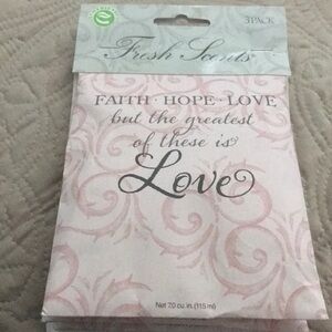 NEW!! Pink Scented Sachets Saying “Love”
Final Sale